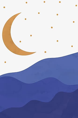 Sun and Moon #1 Art Print