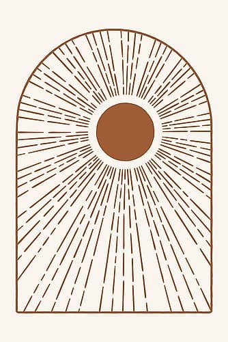 Sun Art Print