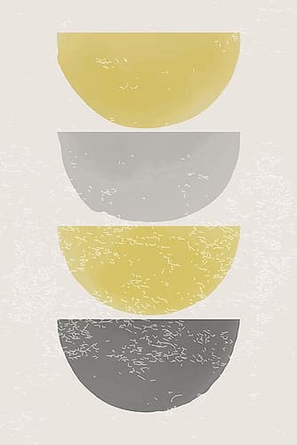 Watercolor Minimal Set #1 Art Print