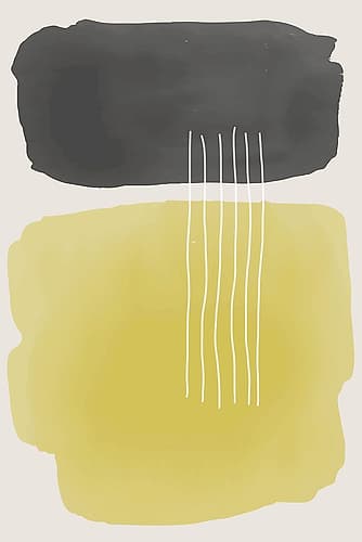 Watercolor Shapes Series #2 Art Print