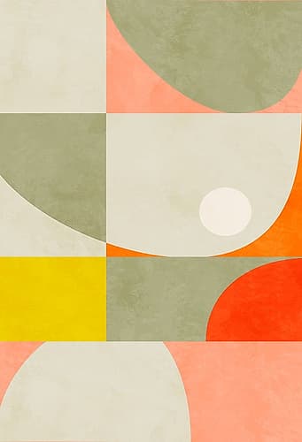 Summer Circles22 1 V Minimalist Print