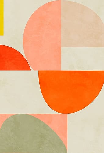 Summer Circles22 2 V Art Print
