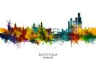 Amsterdam Skyline Art Print