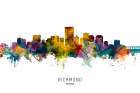 Richmond Virginia Skyline Art Print