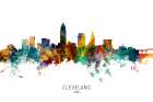 Cleveland Ohio Skyline Art Print