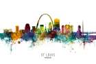St Louis Missouri Skyline Art Print