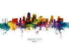 Kansas City Missouri Skyline Art Print