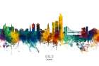 Oslo Norway Skyline Art Print