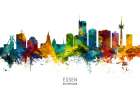 Essen Germany Skyline Art Print
