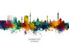 Hannover Germany Skyline Art Print