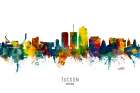 Tucson Arizona Skyline Art Print