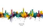 Bolton England Skyline Art Print