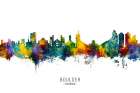 Boulder Colorado Skyline Art Print