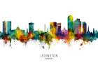 Lexington Kentucky Skyline Art Print