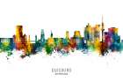 Duisburg Germany Skyline Art Print