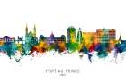 Port-au-Prince Haiti Skyline Art Print