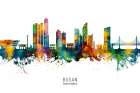 Busan Skyline South Korea Art Print