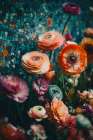 Flowers And Mosaic Art Print
