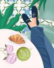 Cafe Art Print