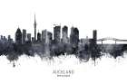 Auckland Skyline Art Print