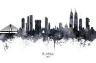 Mumbai Skyline India Bombay Art Print