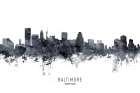 Baltimore Maryland Skyline Art Print