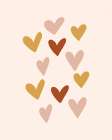 Hearts Art Print