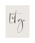 Let Go Art Print