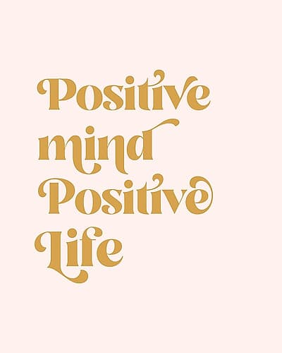 Positive Art Print