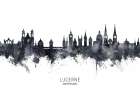 Lucerne Switzerland Luzern Skyline Art Print