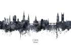 Cork Ireland Skyline Art Print