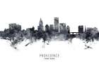 Providence Rhode Island Skyline Art Print