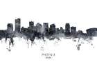 Phoenix Arizona Skyline Art Print