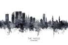 The Hague Netherlands Skyline Art Print