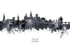 Trier Germany Skyline Art Print