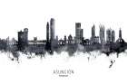 AsunciAAndsup3;n Paraguay Skyline Art Print