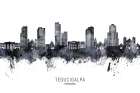 Tegucigalpa Honduras Skyline Art Print