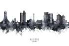 Algiers Algeria Skyline Art Print