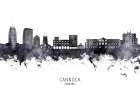 Cannock England Skyline Art Print
