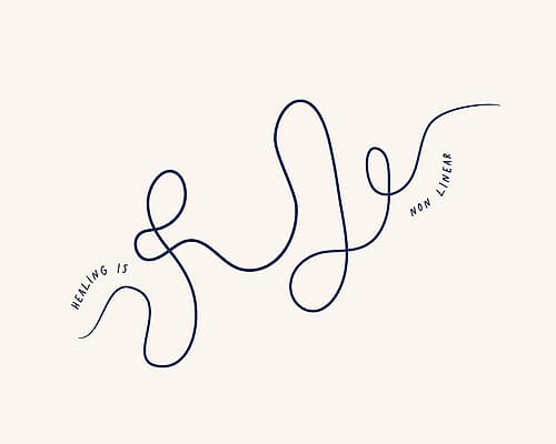 Healing Is Nonlinear Art Print
