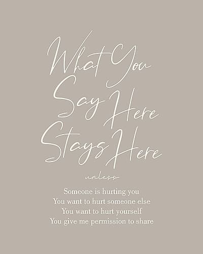 Stays Here No2 Inspirational Print