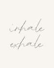 Inhale Exhale Art Print