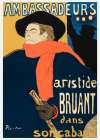 Ambassadeurs Aristide Bruant Dans Son Cabaret (1892) Art Print