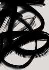 Abstract Brush Strokes 5 A1 Art Print