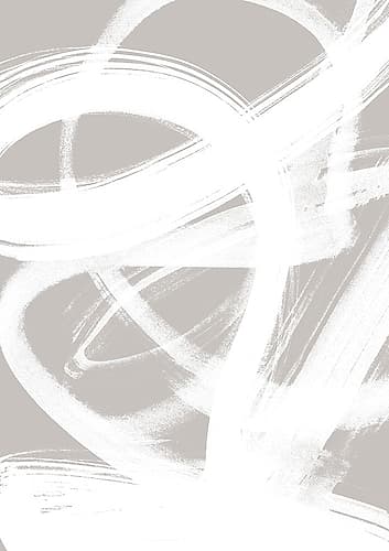 Abstract Brush Strokes 6 A1 Minimalist Print