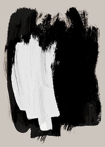 Abstract Brush Strokes 16 Abstract Art Print