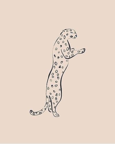 Leopard Art Print