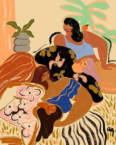 Cozywozy Figurative Print