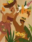 Opps Papaya Art Print
