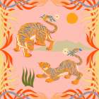 Rawring Playmates Art Print